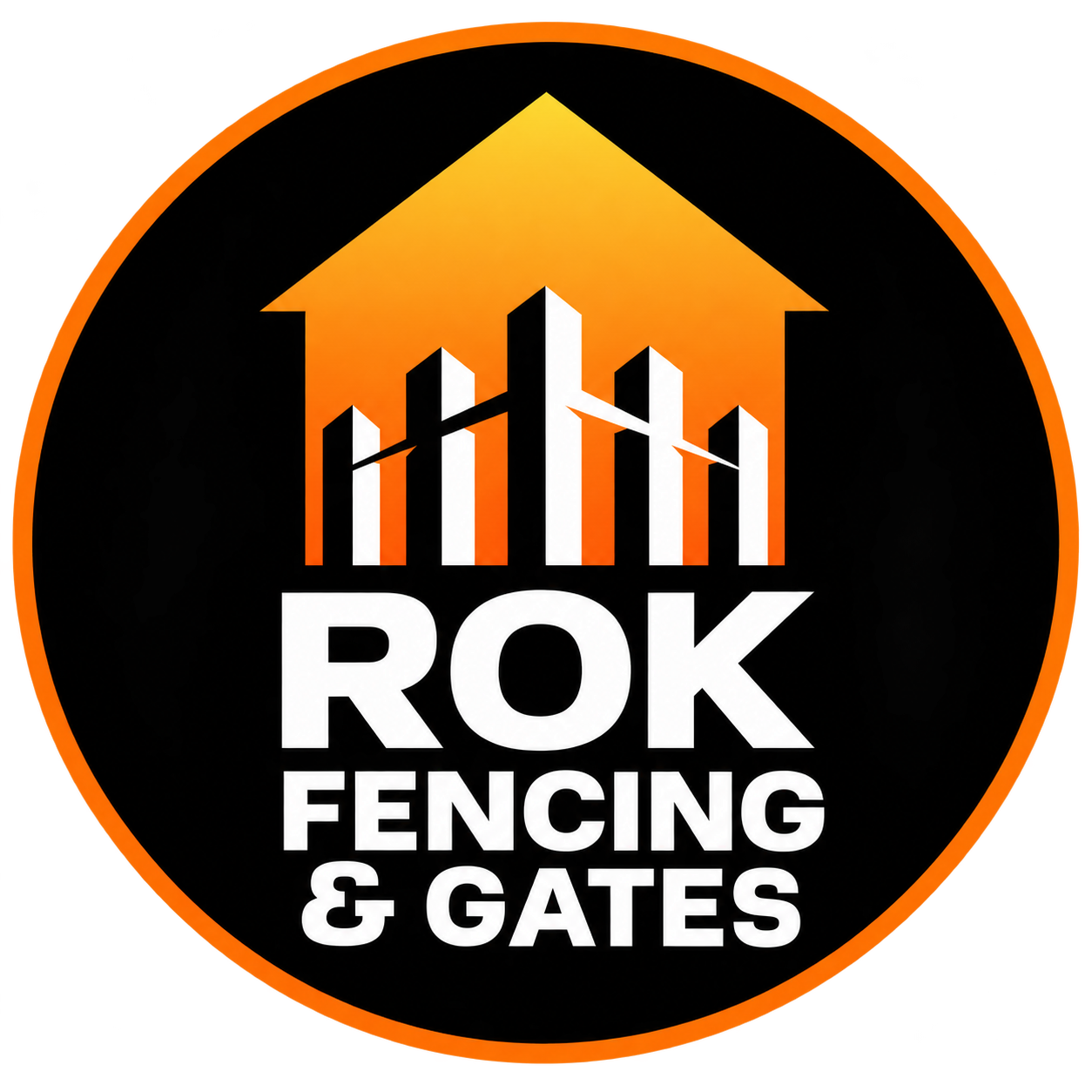 ROK Fencing & Gates logo
